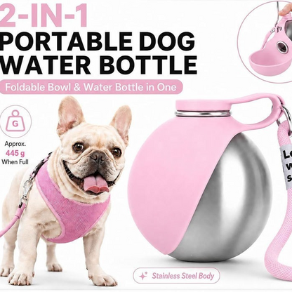 Foldable Portable Pet Water Dispenser