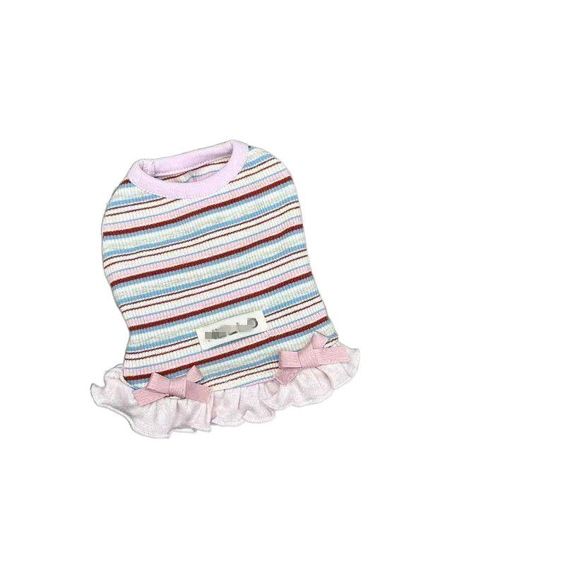 Striped Pet Dress for Cats and Dogs