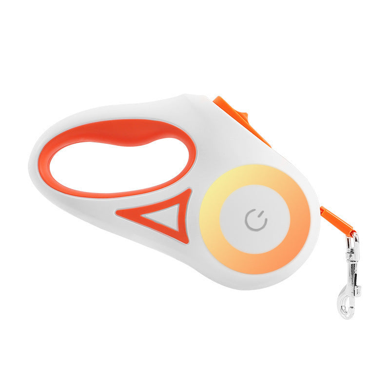 LED Illuminated Retractable Dog Leash