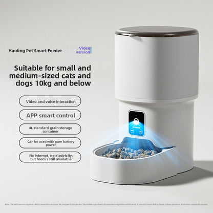 Automatic Pet Feeder with WiFi and Timer Control