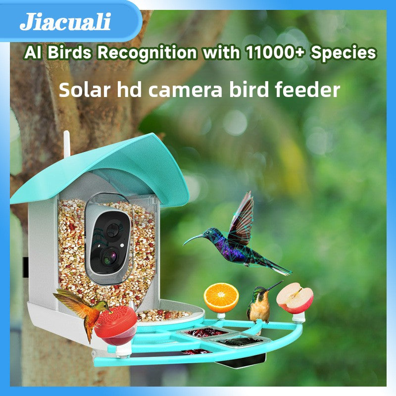 Smart Solar Bird Feeder with Camera