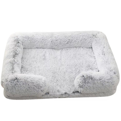 Cat Kennel Plush Round Pet Kennel Pet Bed Pet Supplies