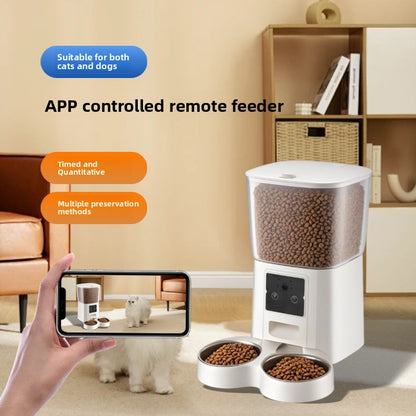 Automatic Pet Feeder with Video Monitoring