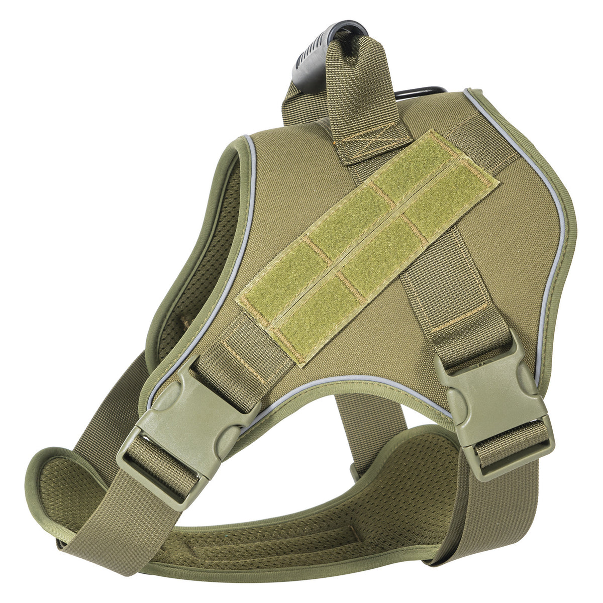 Dog Tactical Vests with Chest Back Belts and Traction Rope Set