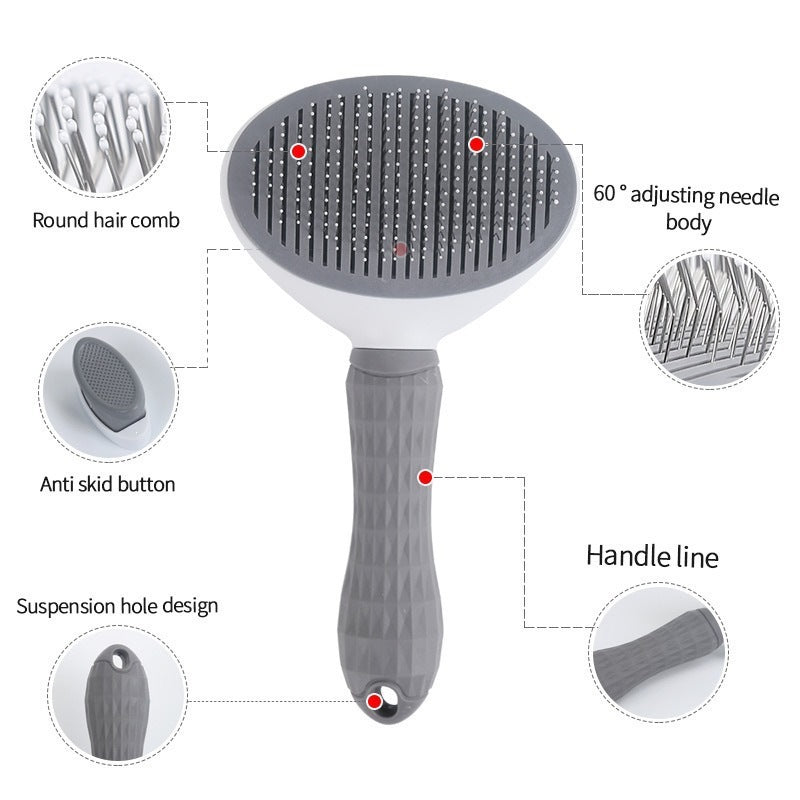 Cat comb to float hair comb brush dog hair roll cat artifact