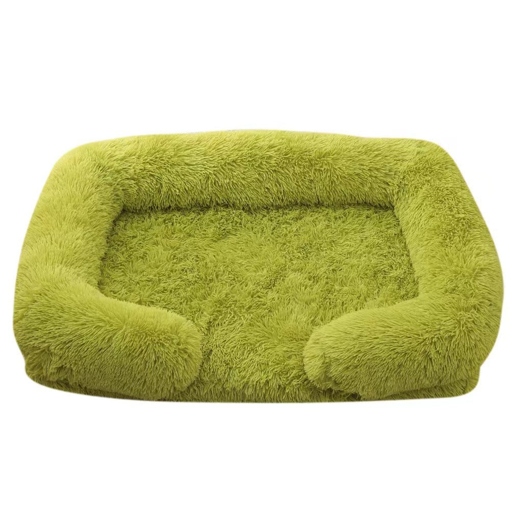 Cat Kennel Plush Round Pet Kennel Pet Bed Pet Supplies