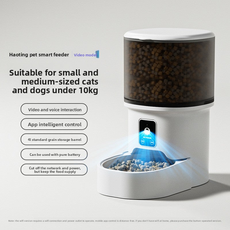 Automatic Pet Feeder with WiFi and Timer Control