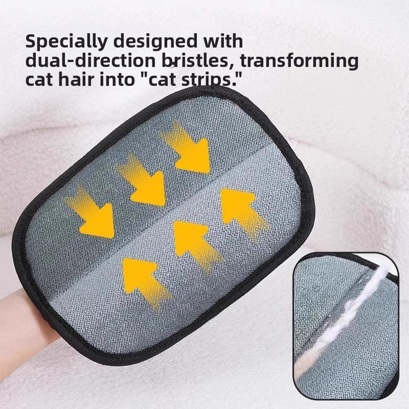 Pet Hair Removal Gloves with Static Control