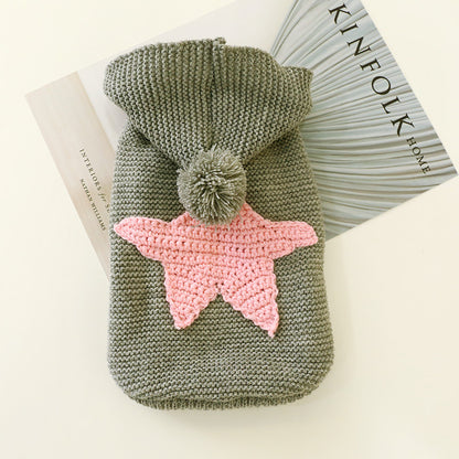 Star Patterned Pet Sweater