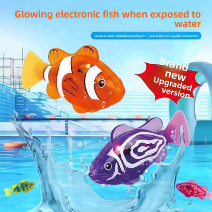 Interactive LED Swimming Fish Toy