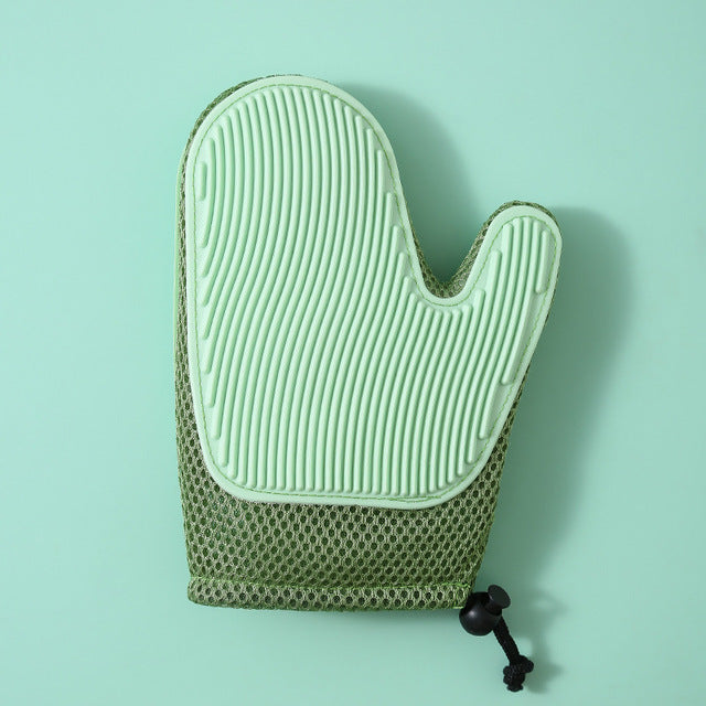 Pet Pampering Silicone Gloves