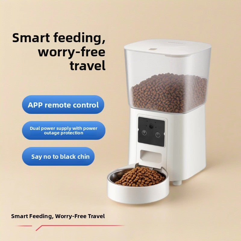Automatic Pet Feeder with Video Monitoring