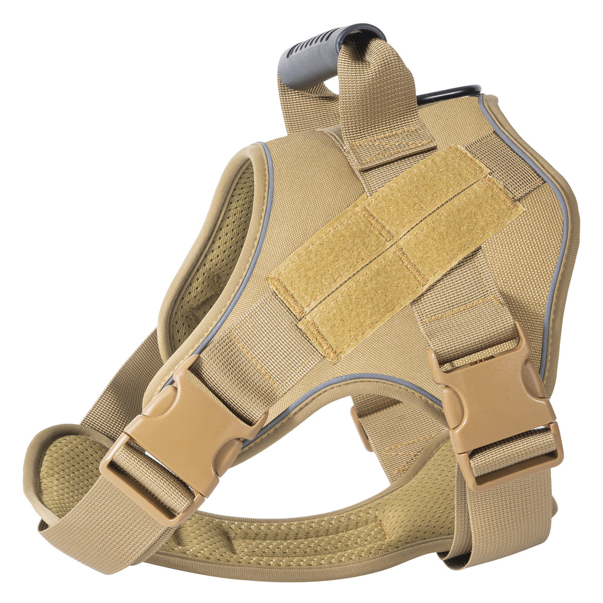 Dog Tactical Vests with Chest Back Belts and Traction Rope Set