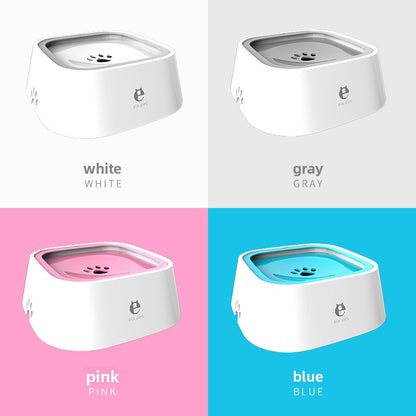 Pet floating bowl keeps the mouth dry