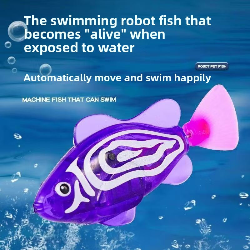 Interactive LED Swimming Fish Toy