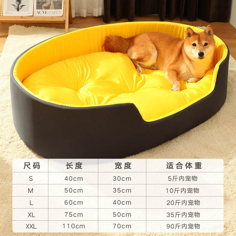 All-Season Universal Pet Bed with Washable Cover