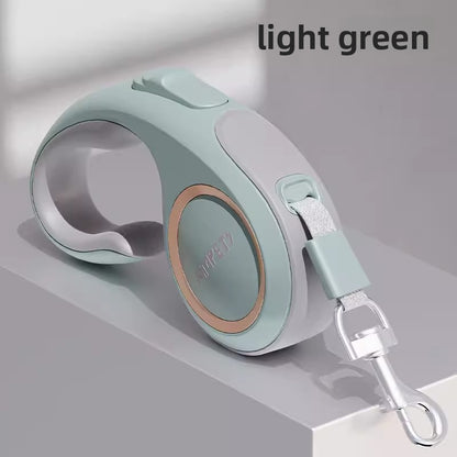 Automatic Retractable Dog Leash with Light