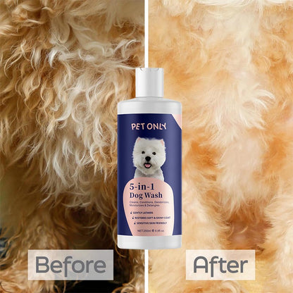 Dog shampoo and conditioner