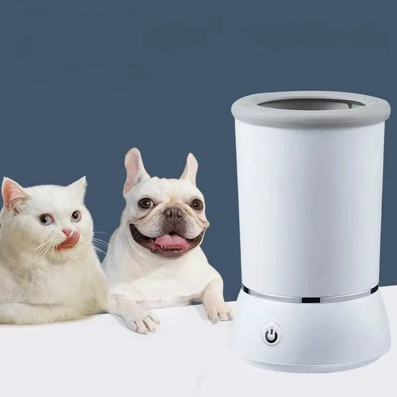Pet Electric Foot Cleaning Cup with Massage Brush