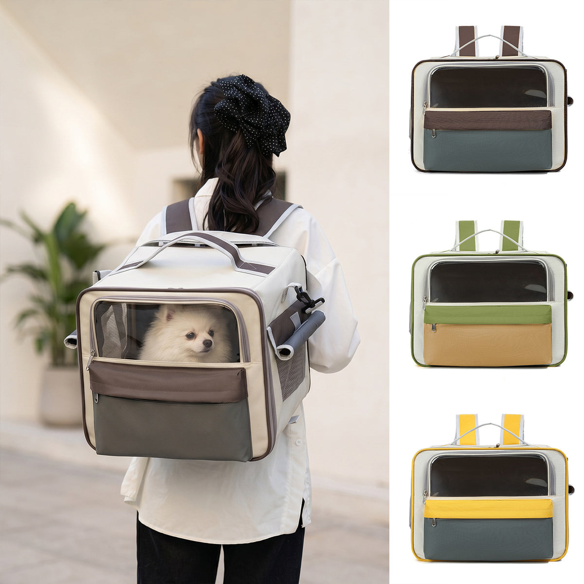Portable Pet Shoulder Carrier Bag
