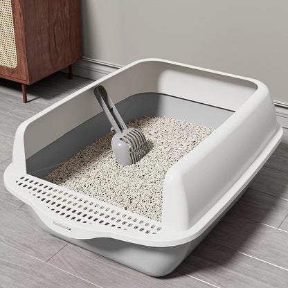 Spacious Semi-Open Cat Litter Haven