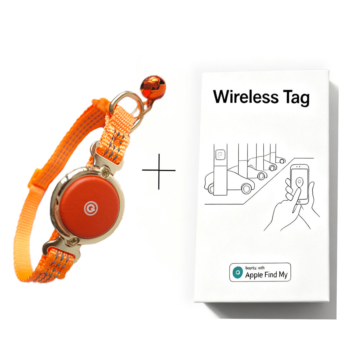 GPS Pet Tracking Collar with Airtag Compatibility
