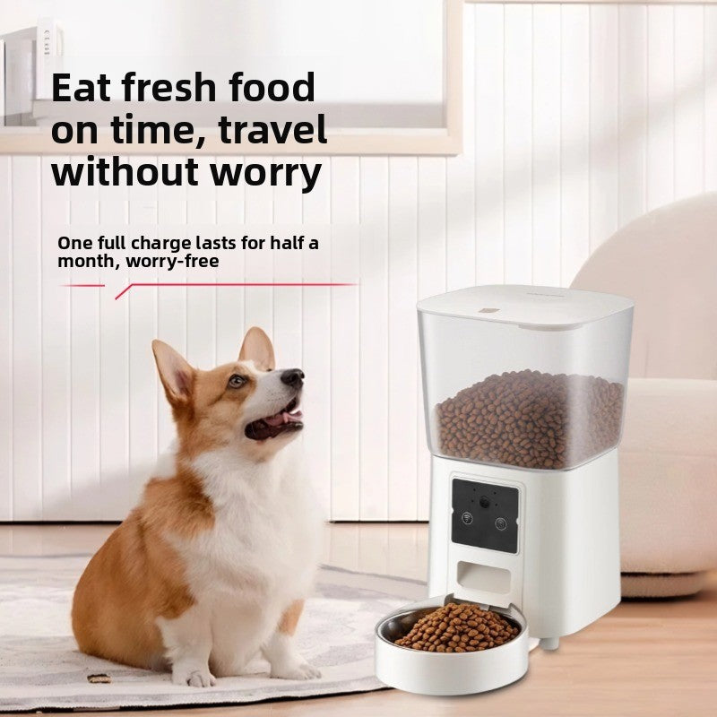 Automatic Pet Feeder with Video Monitoring