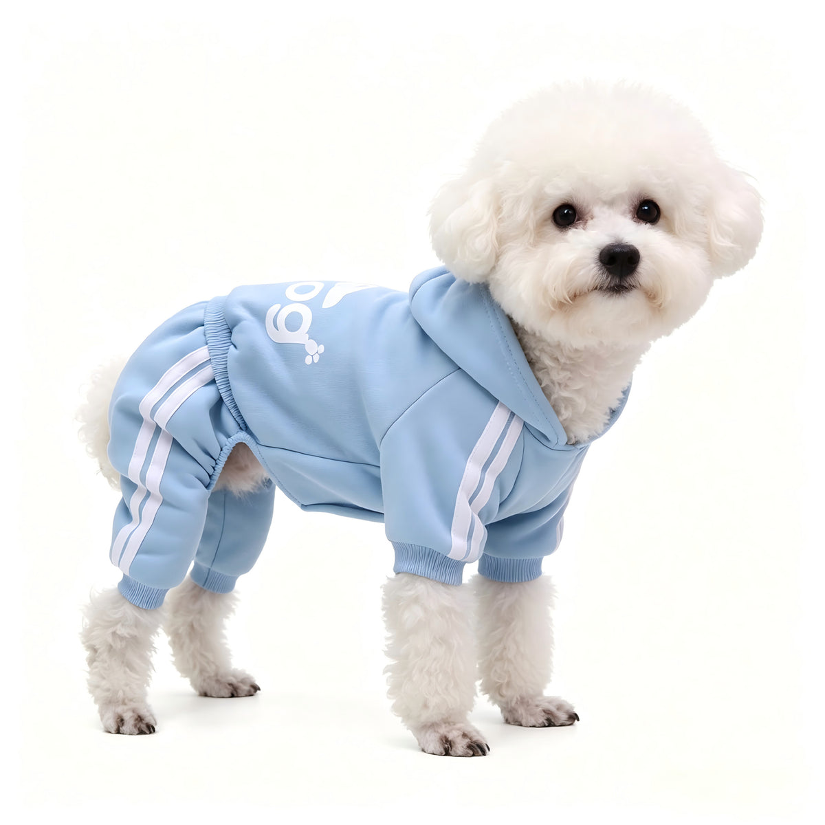 Buttoned Four-Legged Hoodie for Cats and Dogs