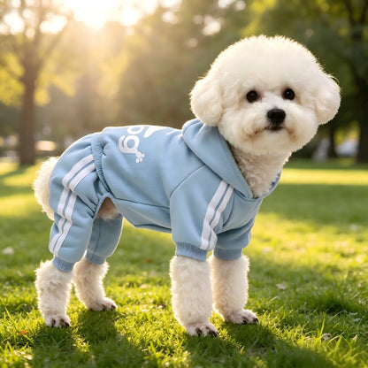Buttoned Four-Legged Hoodie for Cats and Dogs