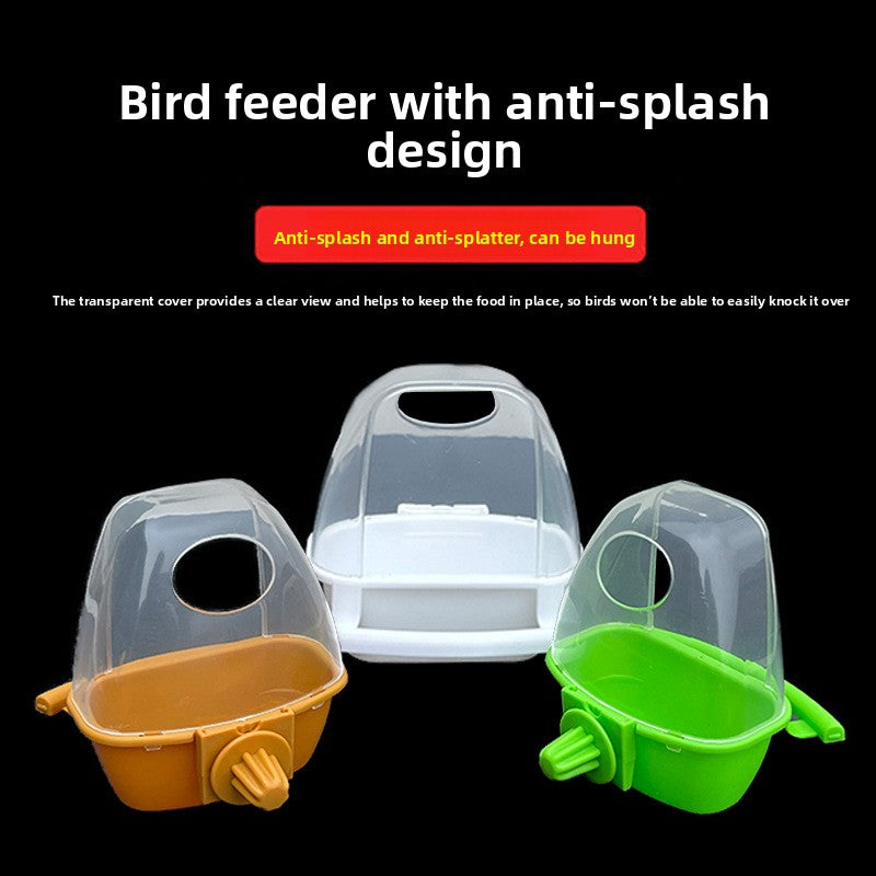 Hangable Splash-Proof Bird Feeder