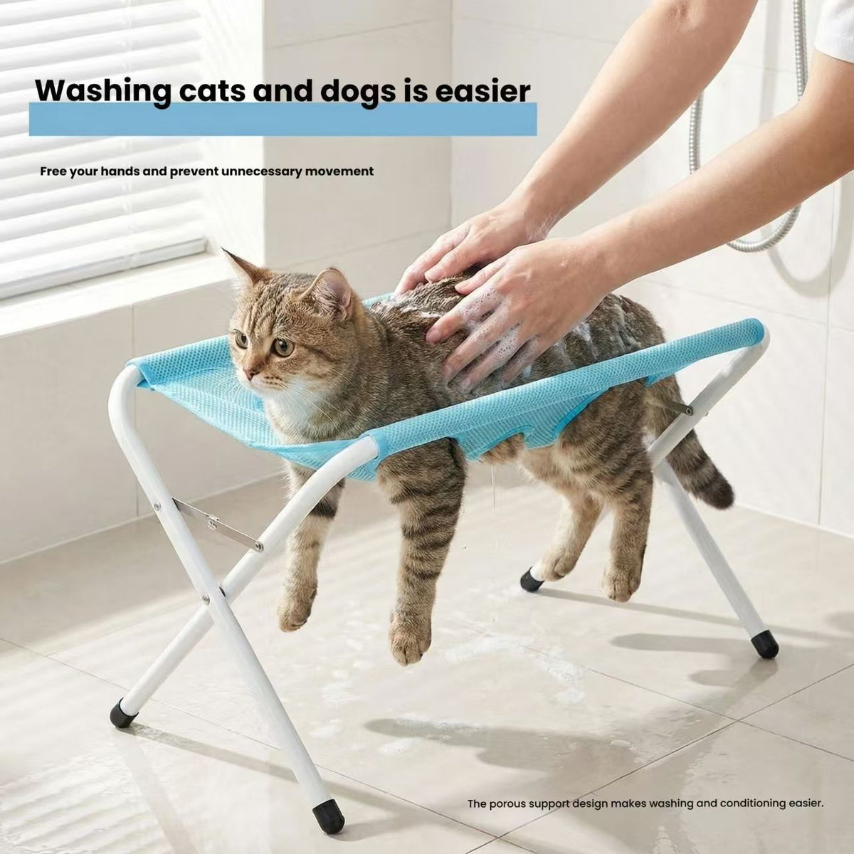 Foldable Pet Grooming Bath Stand