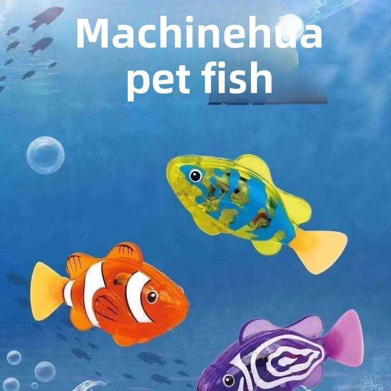 Interactive LED Swimming Fish Toy