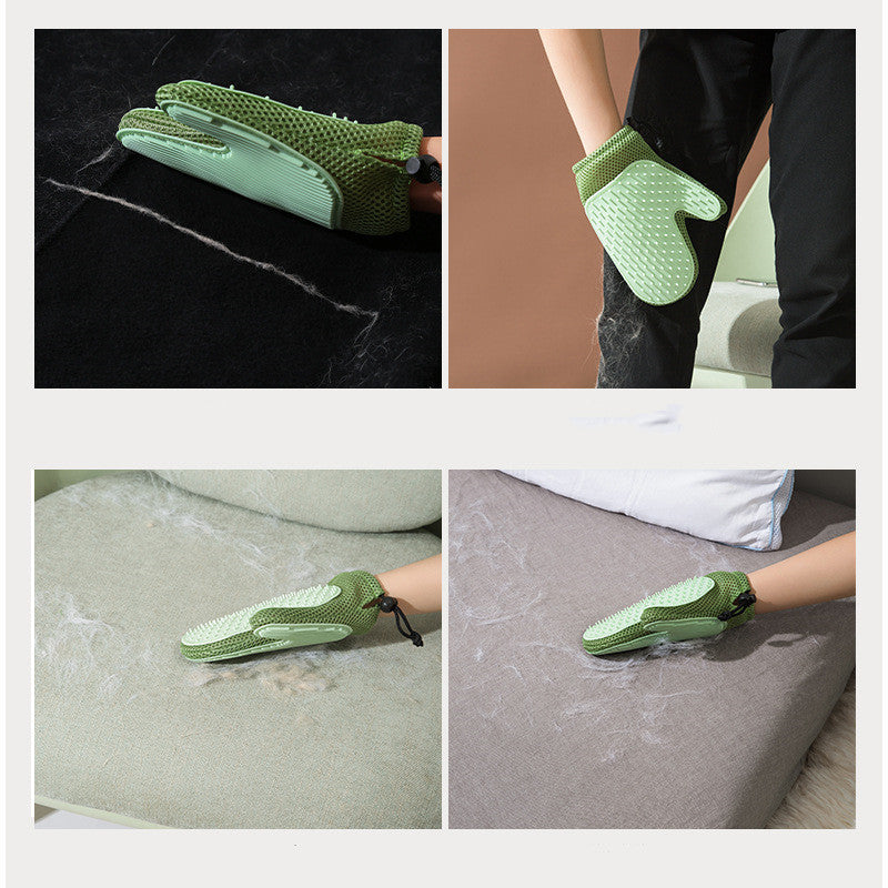 Pet Pampering Silicone Gloves