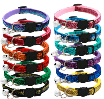 Chic Bell Cat Collar in Vibrant Colors