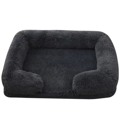 Cat Kennel Plush Round Pet Kennel Pet Bed Pet Supplies