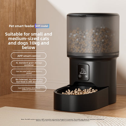 Automatic Pet Feeder with WiFi and Timer Control