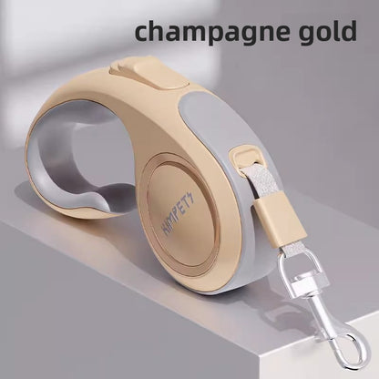 Automatic Retractable Dog Leash with Light