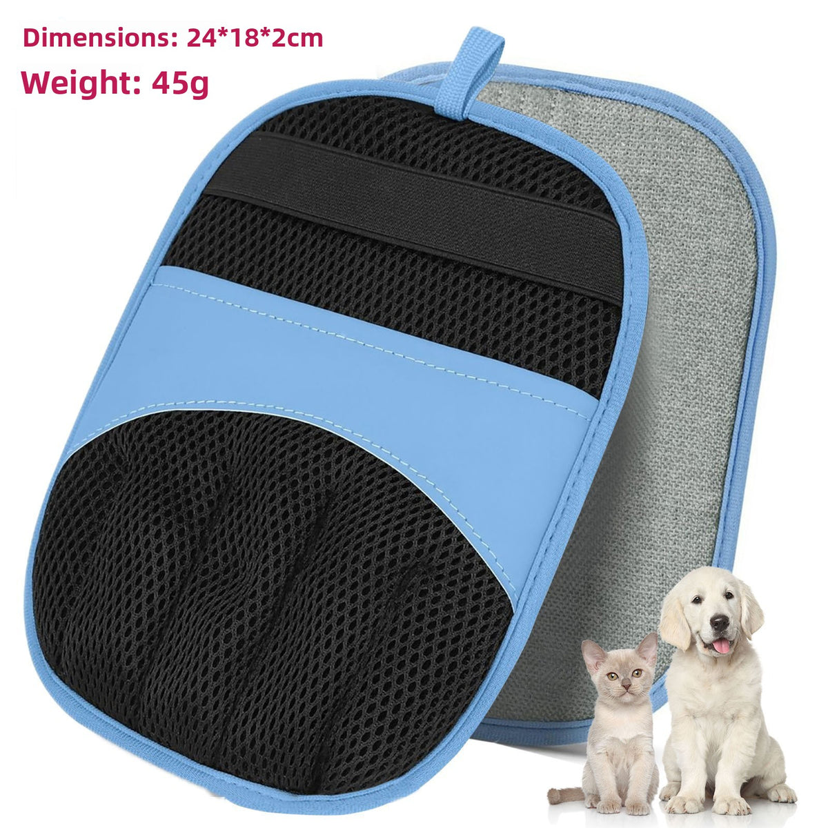 Pet Hair Removal Gloves with Static Control