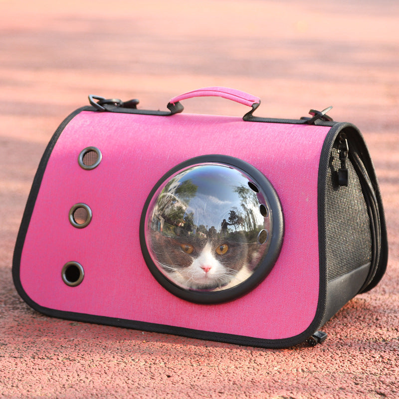 Portable Cat Carrier with Airy Mesh