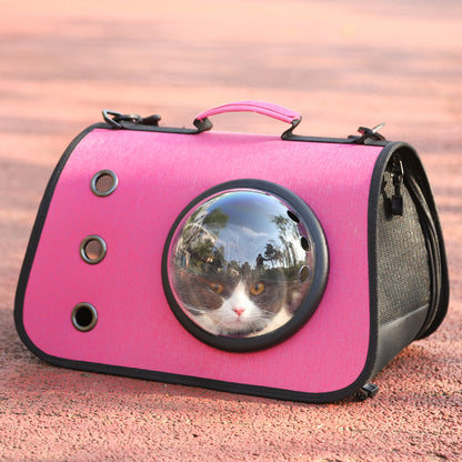 Portable Cat Carrier with Airy Mesh