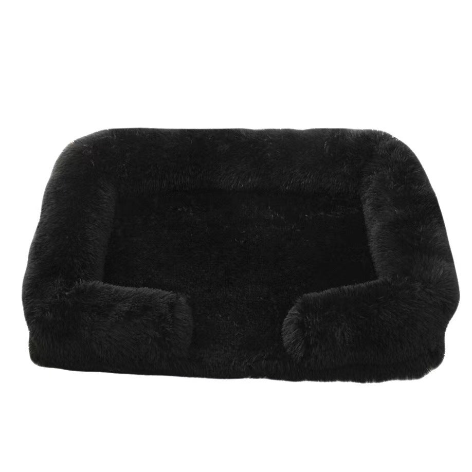 Cat Kennel Plush Round Pet Kennel Pet Bed Pet Supplies