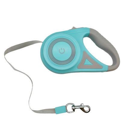 LED Illuminated Retractable Dog Leash