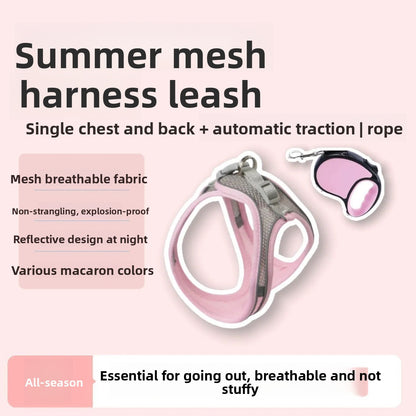 Adjustable Reflective Cat Harness Leash