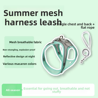 Adjustable Reflective Cat Harness Leash