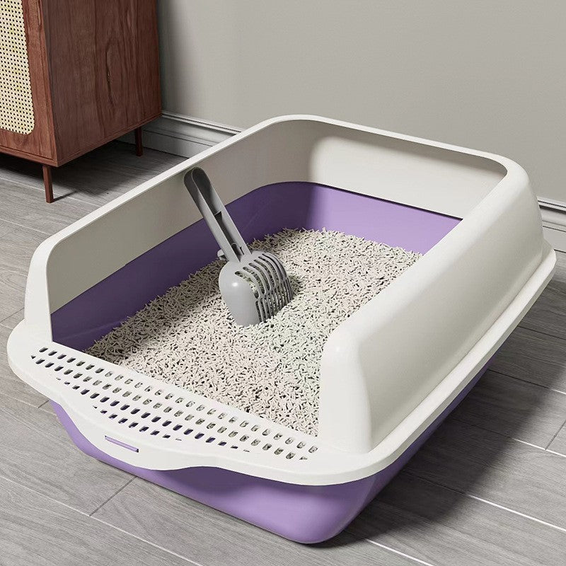 Spacious Semi-Open Cat Litter Haven