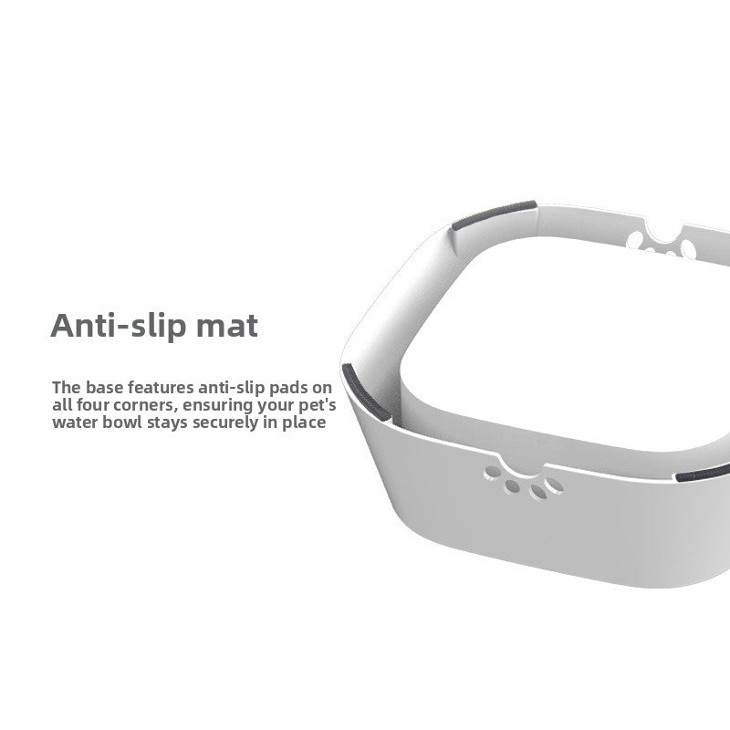 Pet floating bowl keeps the mouth dry