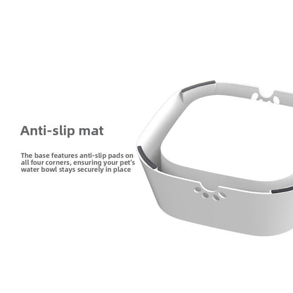 Pet floating bowl keeps the mouth dry