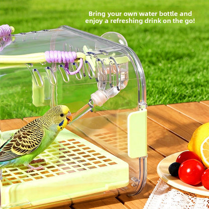 Portable Transparent Bird Cage