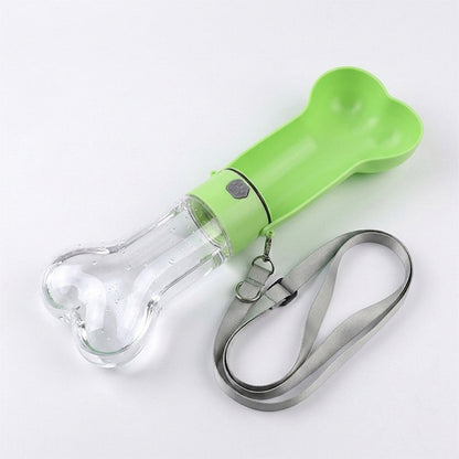 Flip-top folding water bottle