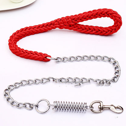 Chic Hand-Woven Dog Leash